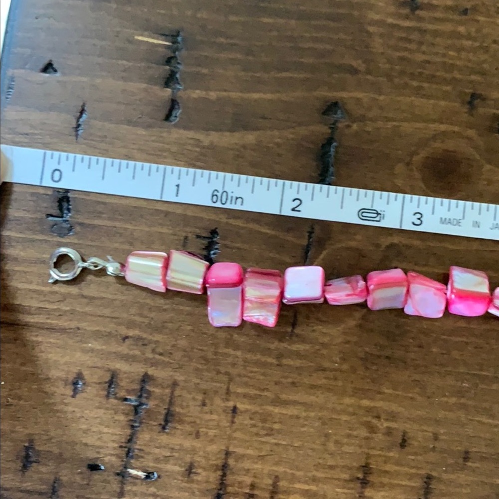 Pink Shell Necklace - Picture 6 of 7